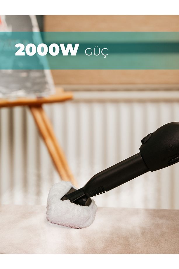 CB-102A 2000W Buharlı Temizlik Makinesi – 4.0 Bar Basınç, 1.5L Su Haznesi - 5
