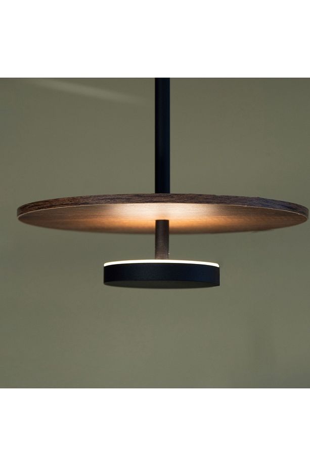 Bed Side Yatak Başı Sarkıt Ahşaplı Led Avize - 6