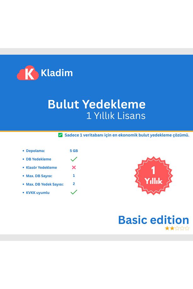 Bulut Yedekleme-yıllık Basic Sürüm-windows Uyumlu Sql Backup-yerli Sunucu-yüksek Ssl Güvenlik - 1