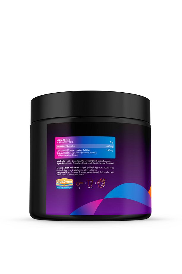 Digestion Sindirim Enzimi Ve Prebiyotik - 120g - 40 Servis X 2 Adet - 2