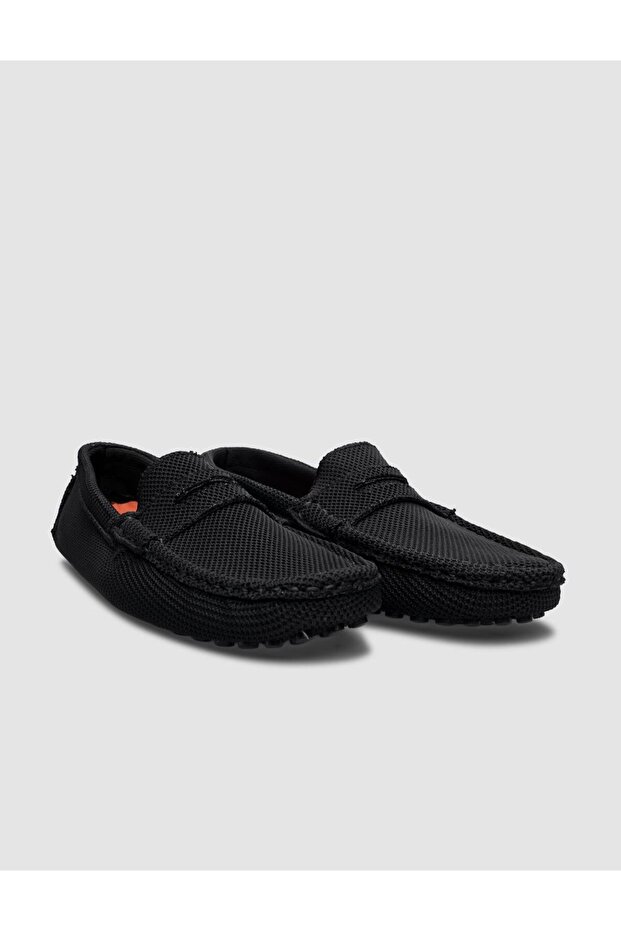 Triko Siyah Erkek Loafer - 2