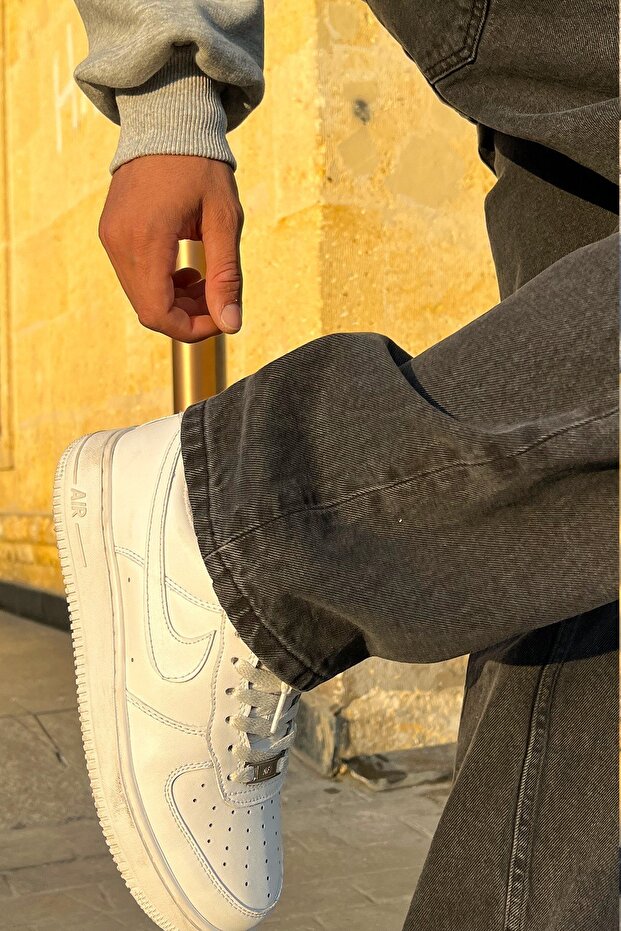 Basic Antrasit Baggy Jean - 5