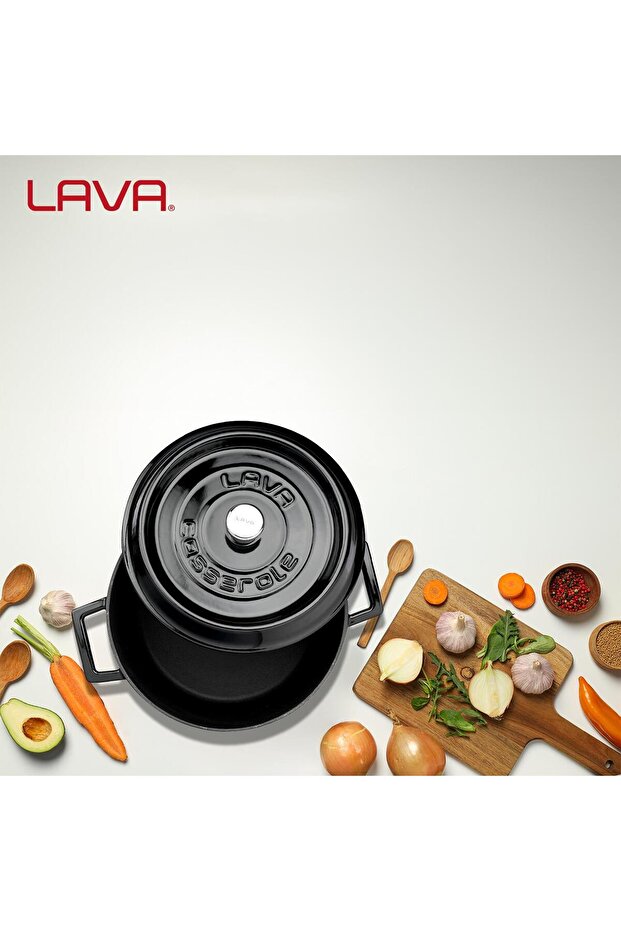 Döküm Yuvarlak Tencere. Trendy Çap(Ø) 24cm. - 8