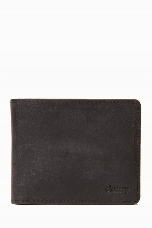 Genuine Leather Rfid Protected Men's Wallet 390 - Black