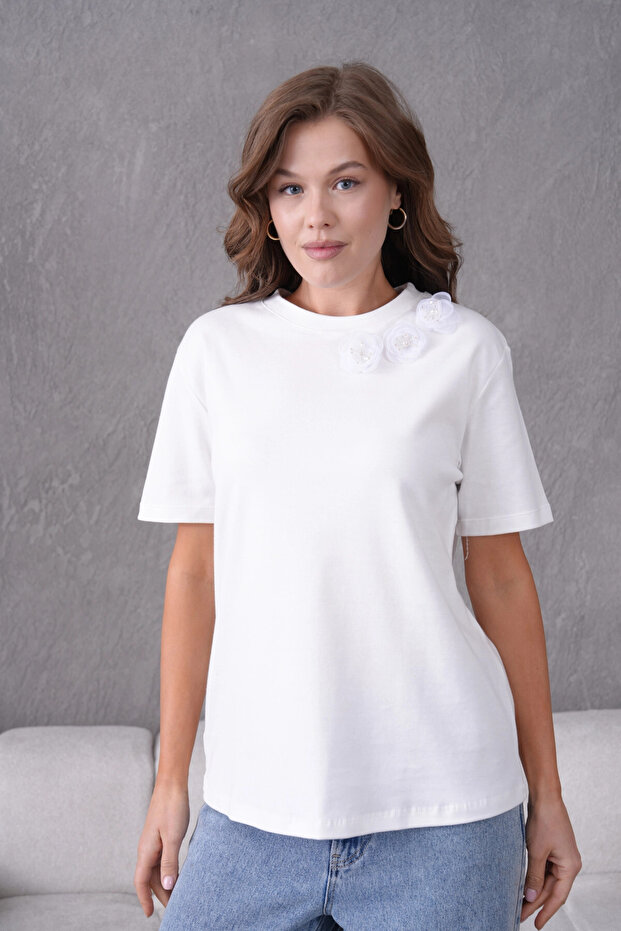 Yazlık Basic Penye T-Shirt - 7