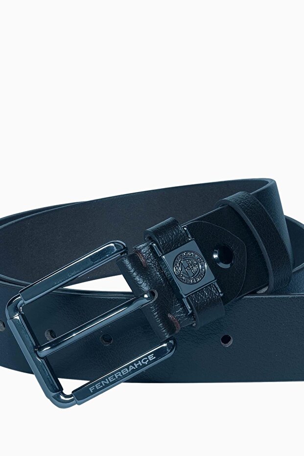 Genuine Leather Sports Belt Navy Blue - Ha097Eds25