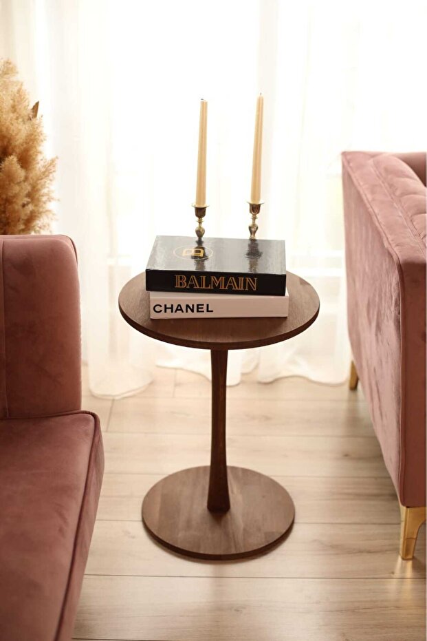 Ahşap Zenn Sehpa - Masif - 2