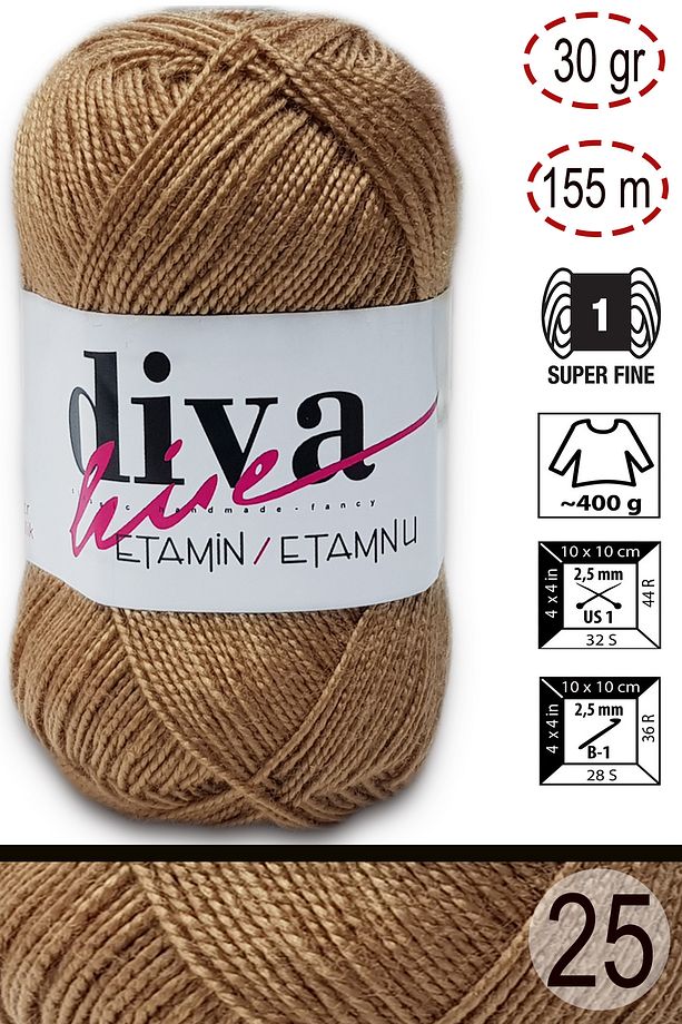 Diva Line Diva Etamin Iş Orlonu 25 Deve Tüyü - 1