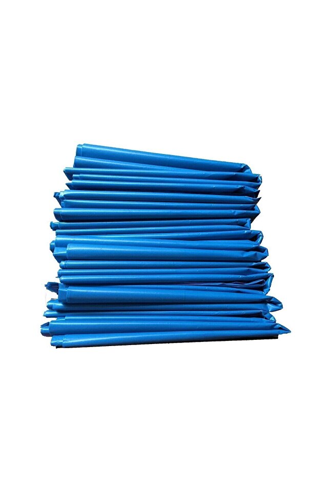 5 Adet Mavi 80x110 Lastikli Ultra Kalın Hurç Saklama Poşeti Düzenleyici Toplayıcı Depolama Poşeti - 8