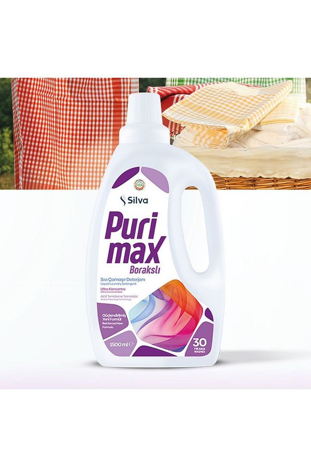 Purimax Sıvı Çamaşır Deterjanı 1500 ml - 6
