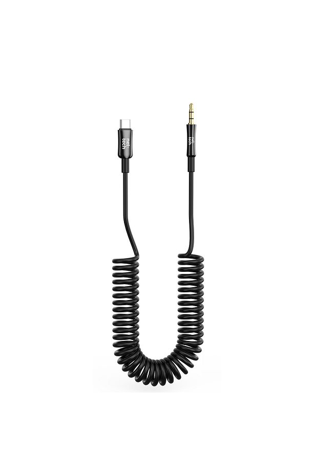 ANT-AC10 Plastik 100 Cm Jack To Lightning Aux Kablo - Siyah - 1