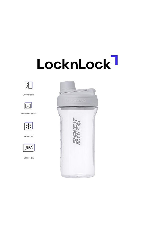 Tritan Shake It Bottle Pro 850ml -Light Grey