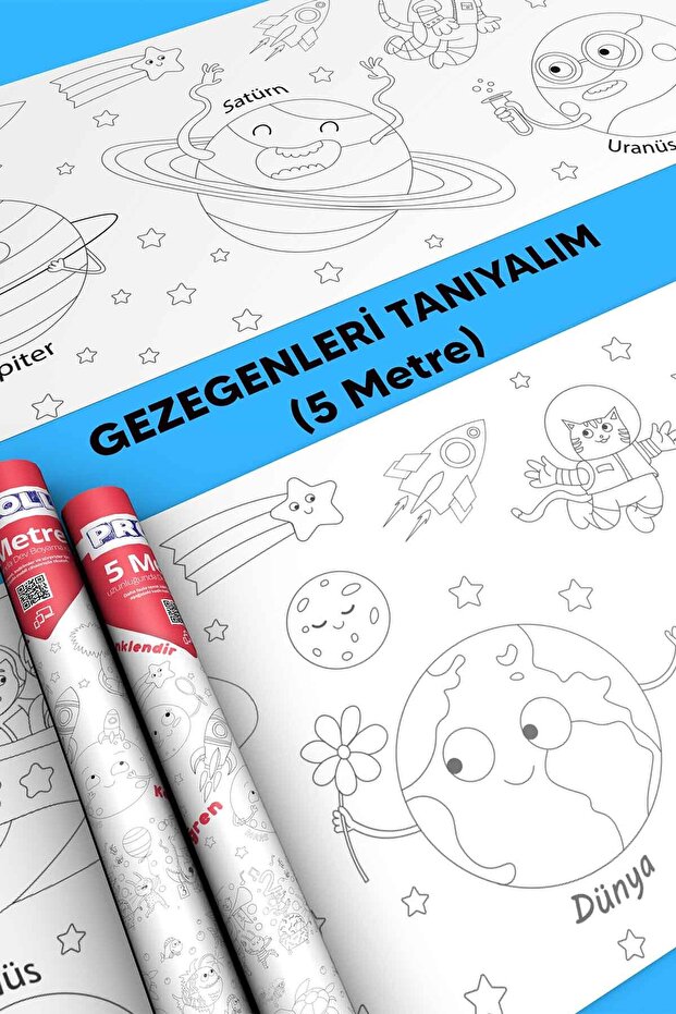Gezegenler Dev Boyama Kağıdı - 6