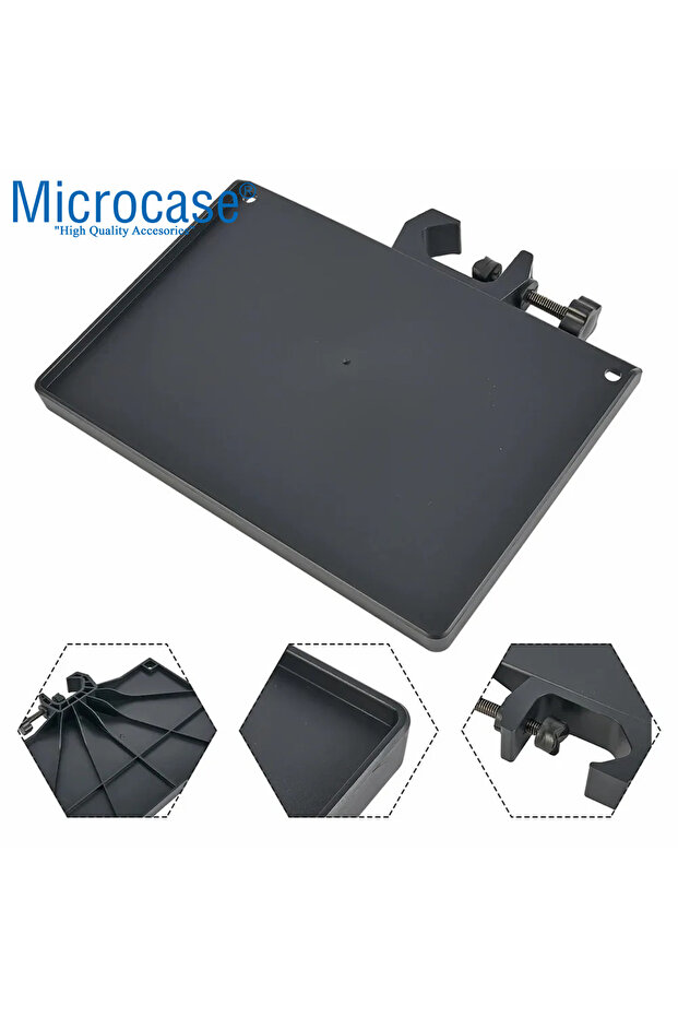 Tripodlara Monte Universal Sehpa Notebook Mikrofon Kitap vb Malzeme Rafı 200x140mm - AL5291 - 3