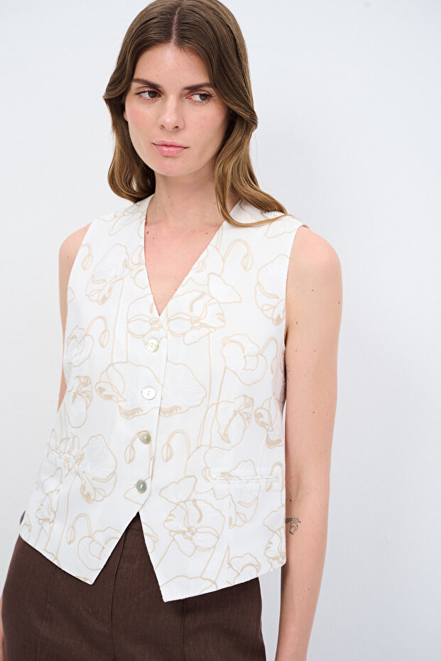 Güpürlü Yelek - 5