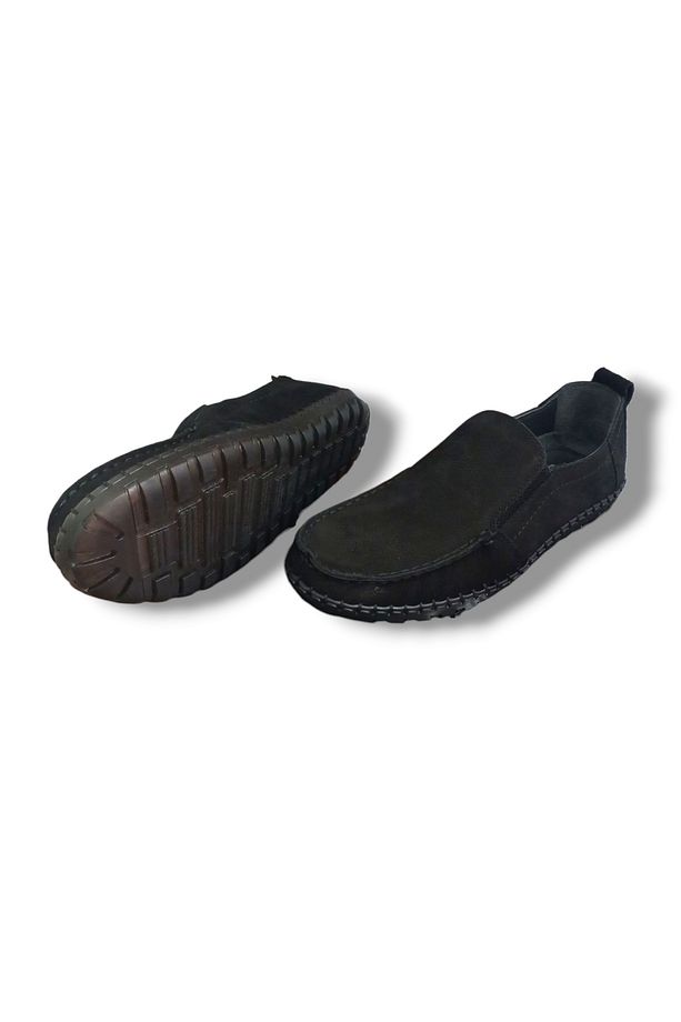 GR324 Hakiki Nubuk Deri Günlük Kullanım Bağcıksız Loafer Erkek Ayakkabı - 8