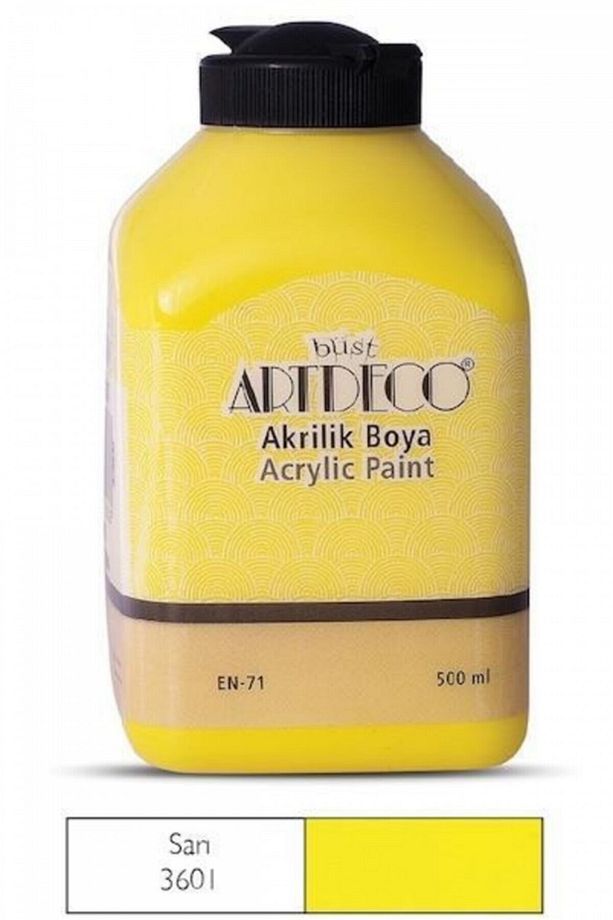 Akrilik Boya 500ml Sarı / 3601 - 1