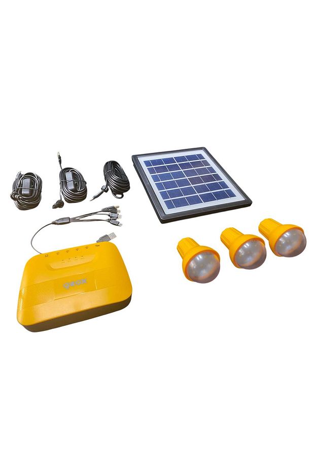 Solar Panelli Kamp Lambası, Karavan, Bahçe, Balkon Aydınlatma Seti - 1