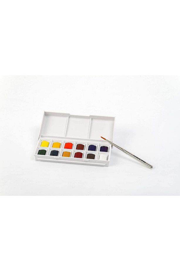 Cotman 12 Renk Cep Tipi (YARIM BOY) Tablet Sulu Boya - 2