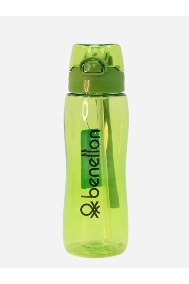 Green Automatic Water Bottle with Lid and Flask