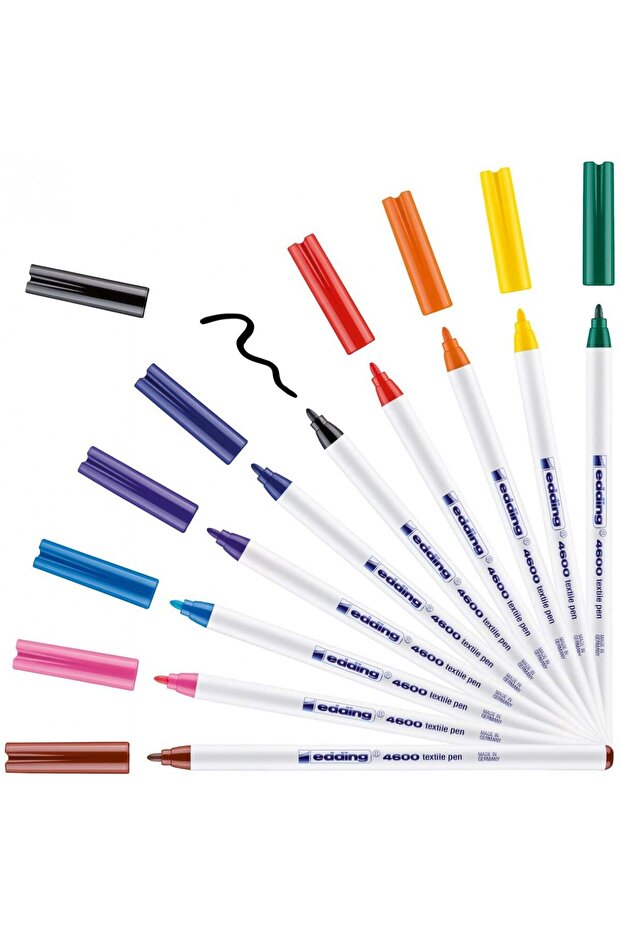 4600 10'lu Kumaş Kalemi Set - Basic - 2