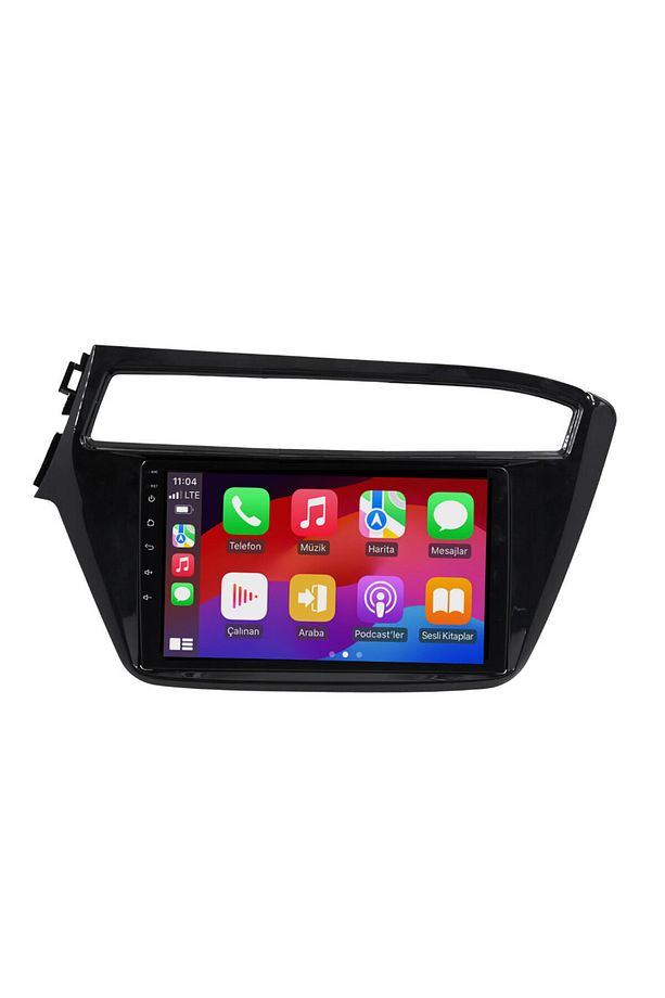 Hyundai i20 Araç Multimedya Android Ekran Carplay Double Teyp Navigasyon 2+32 9" 18-20 P.Black BLUEW - 2