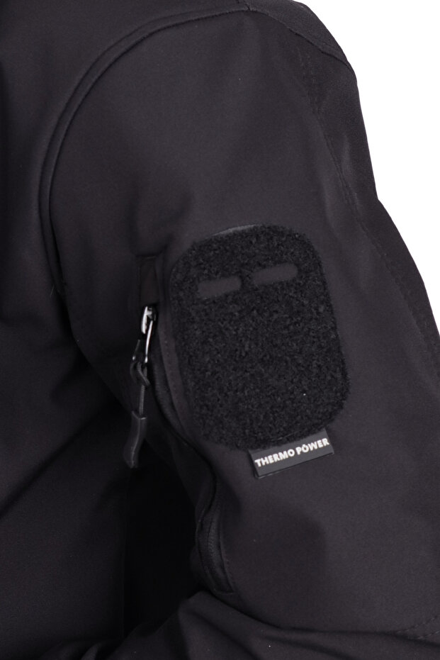 Siyah Tactical Softshell Mont - 7