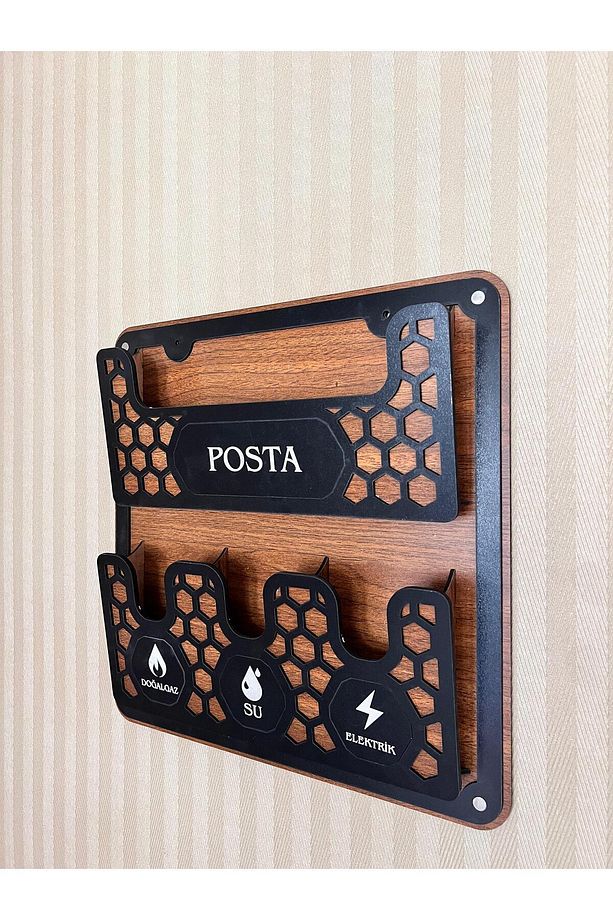 Apartman Ortak Fatura Ve Posta Kutusu Ahşap Posta ve Fatura Kutusu - 1