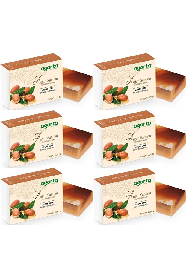 Handmade Natural Soap 150Gr Argan (Set of 6)