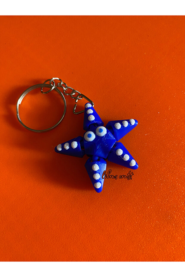 سلسلة مفاتيح الأخطبوط الصغيرة ثلاثية الأبعاد - 1