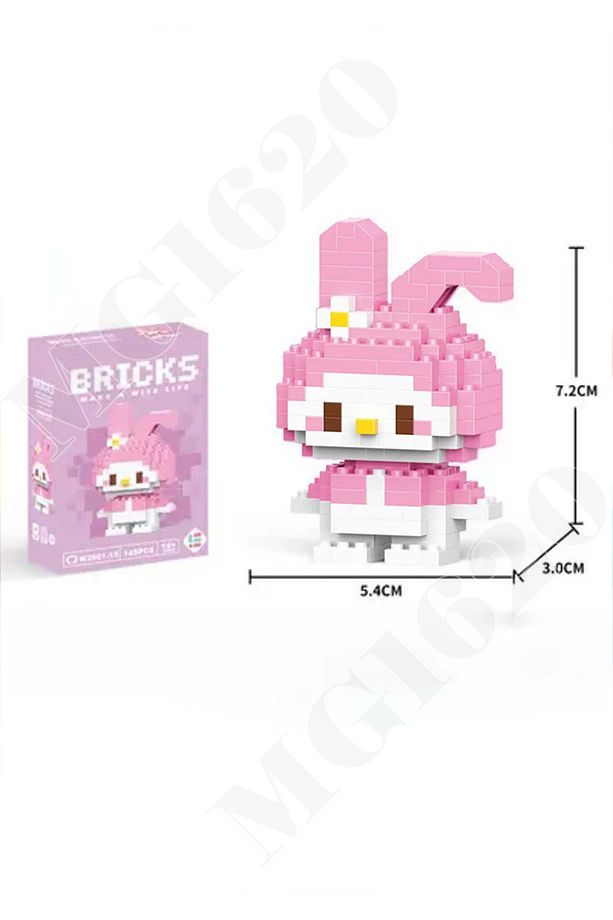 Hello Kitty My Melody 3D Yapboz Puzzle - 2