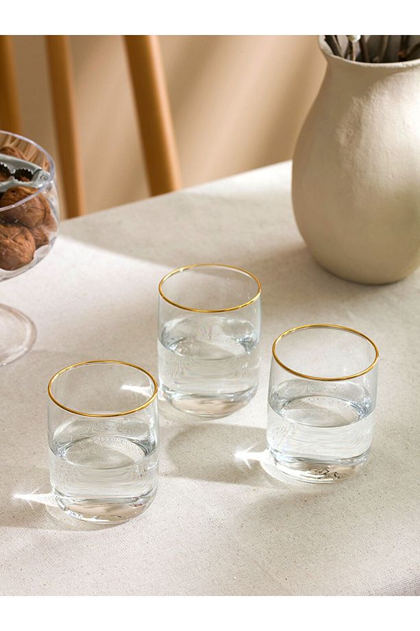 LCW HOME Renksiz Baskılı Cam Bardak Seti 3'lü 280 ml - 3