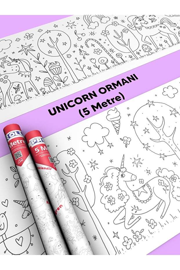 Unicorn Dev Boyama Kağıdı - 5