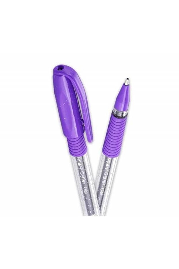 Tükenmez Kalem Jel Simli 1.0 Mm Violet (mor) 02228 Tekli (1 Adet) - 1