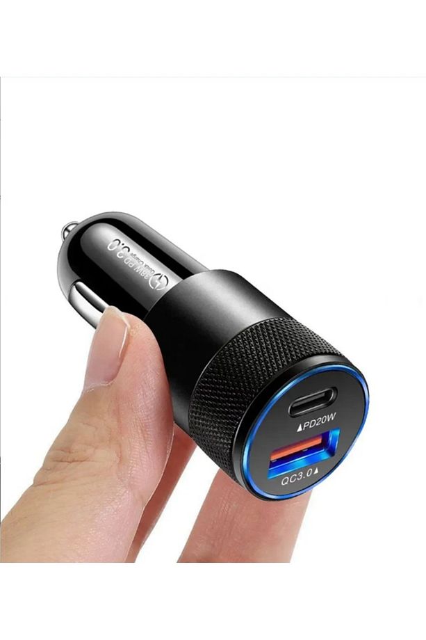 Araç Çakmaklık Hızlı Şarj Aleti I Phone Ve Android Uyumlu Type-c Ve Usb Girişli - 6