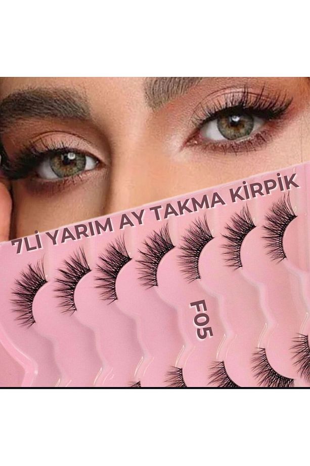 7 Lİ Yarım Ay Takma Kirpik - 2