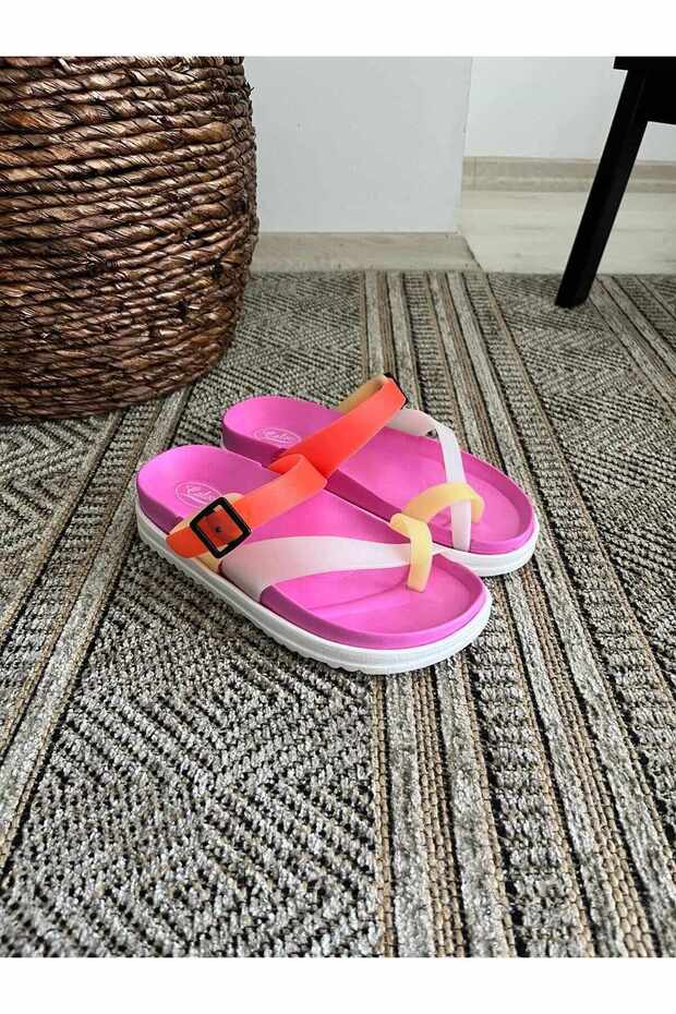 Women's Colorful Flip Flops Daily Beach Sea Pool Bathroom Slippers