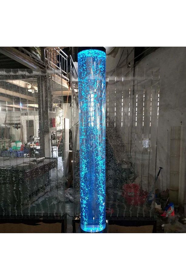 Led Işıklı Su Kabarcıklı Iç Ve Dış Mekan Lambader - 6