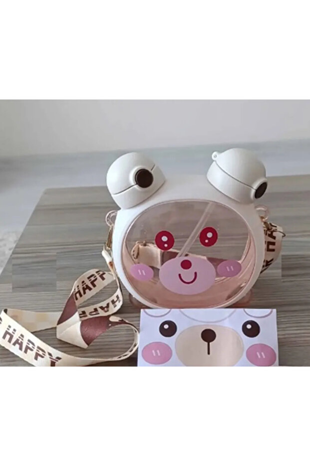 Cute Figured Teddy Bears Children's School Hanging Water Bottle Flask