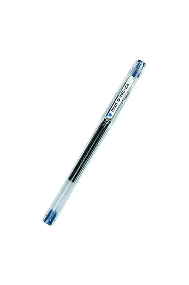 G-Tec C4 0.4mm Kapaklı Jel Kalem Mavi - 1