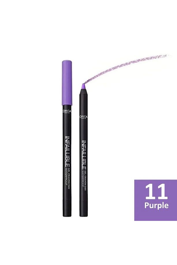 Mor Eyeliner - Infallible Gel Crayon Eyeliner 11 Purple 3600523351596 - 1