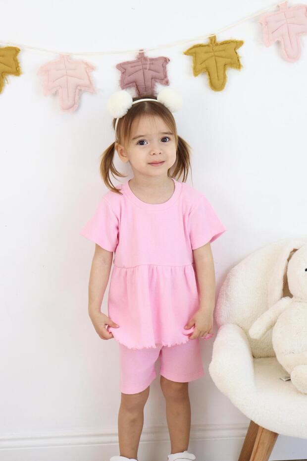 Fırfırlı Şortlu Takım - 3