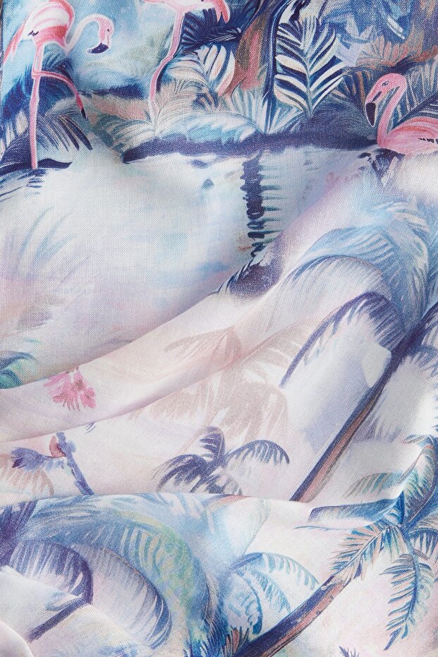 Baskılı Kısa Gömlek - 7