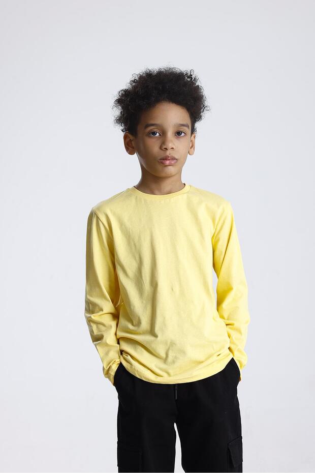 Basic Uzun Kol Tişört - 1