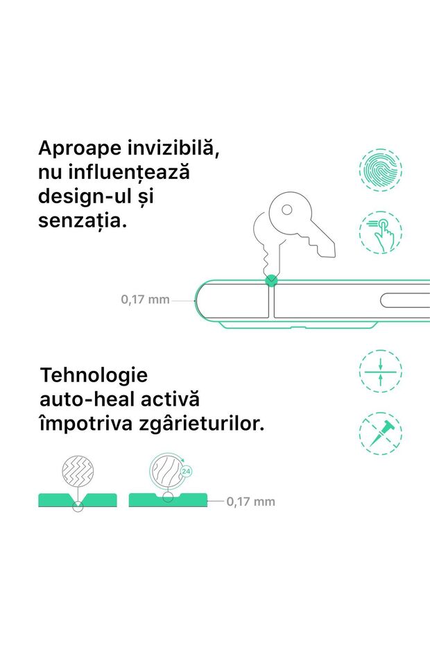 Case friendly renewable screen protector for Apple iPhone 15 Pro Max - 4