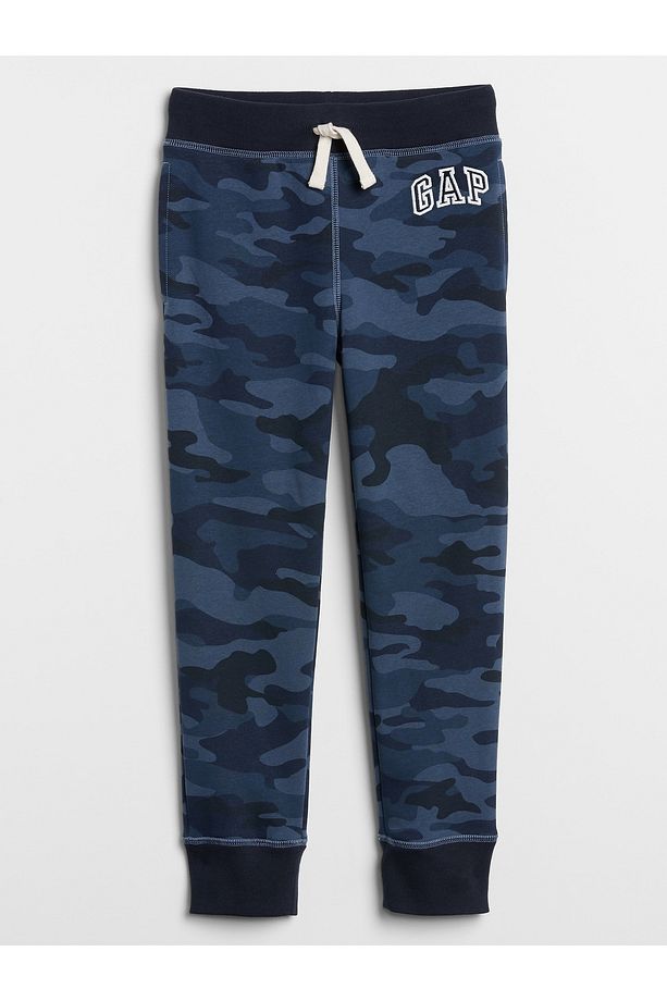 Erkek Çocuk Mavi Gap Logo Pull-on Jogger Fleece Eşofman Altı - 2