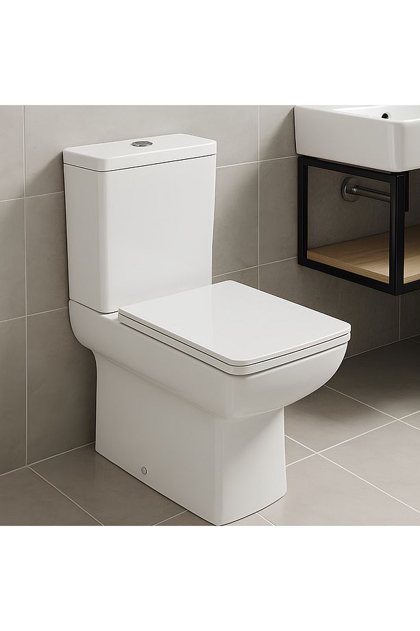Power Duvara Sıfır Klozet Pow.k022, Power Duroplast Yavaş Kapak - 4