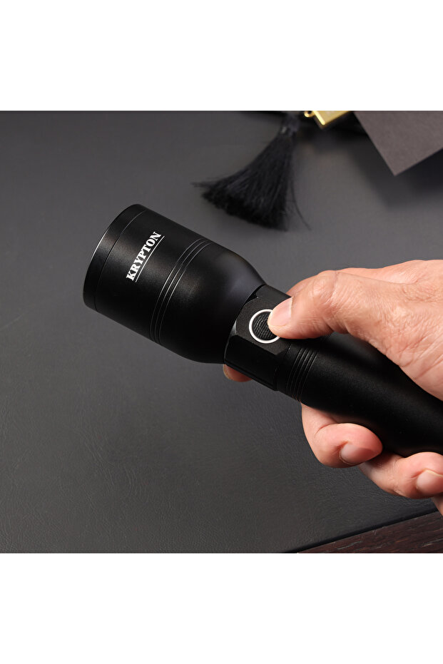 مصباح يدوي LED قابل لإعادة الشحن، CREE LED، KNFL5162 - 4