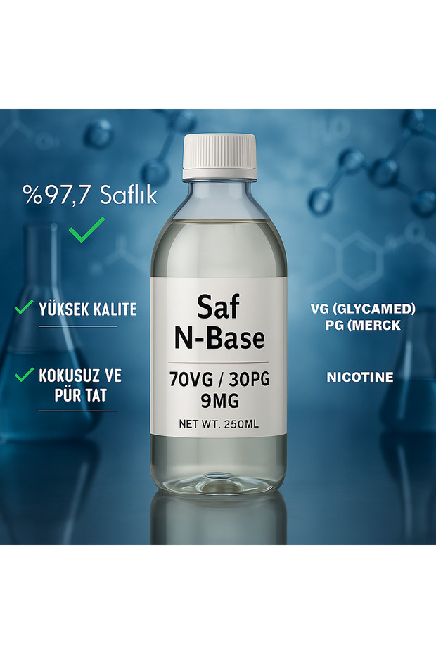 N-Base Bitkisel Gliserin -9M/ 250ML DIY | 70/30 Vg-Pg - 1