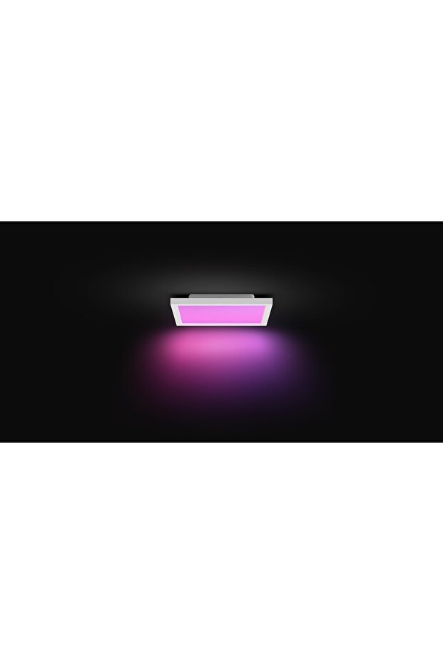 Hue Surimu Beyaz Sıva Üstü RGB Akıllı LED Kare Panel Tavan Armatürü 25x25cm 1760 Lumen - 4